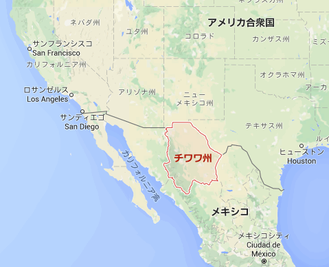 Chihuahua-map